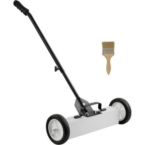 Barredora Magnética de Césped de 18 Pulgadas con Imán Grande, 45 Libras de Fuerza Magnética, Ruedas Magnéticas Rodantes, Tipo Empujable, Manual - Product Image 1