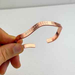 Bracelet Magnétique Élégant en Cuivre Pur pour Soulagement de la Douleur et Guérison, Unisexe, Réglable et Stylé - Product Image 5