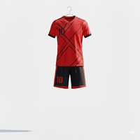 Uniformes de Fútbol Personalizados para Hombre, Camisetas de Manga Corta con Estampado, Conjunto Transpirable que Absorbe la Humedad