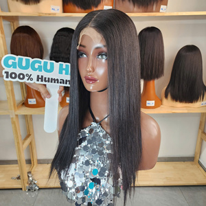 Vietnamese 100% Virgin Human Hair Wig Natural Wave Extension No <b>Tangle</b> No Shedding Wholesale Price - Product Image 3
