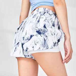 กางเกงกีฬาขาสั้นทำจากวัสดุรีไซเคิลที่ทนทาน เหมาะสำหรับการวิ่ง ออกกำลังกาย ระบายอากาศได้ดี ยืดหยุ่นได้ สำหรับผู้หญิง - Product Image 4