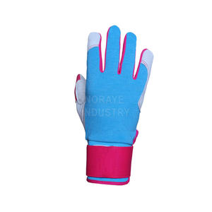 Gants de frappe de baseball personnalisés avec logo, en cuir d'agneau de qualité supérieure, antidérapants, pour jeunes et adultes, vente en gros - Product Image 2
