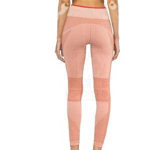 Leggings pour femmes sur mesure, légers, couleur unie, taille mi-haute, vêtements de fitness tricotés, écologiques, respirants, personnalisables - Product Image 3