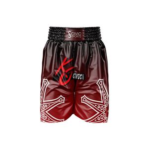 Pantalones cortos de artes marciales al por mayor de fábrica, diseño de sublimación personalizado barato, Boxeo Tailandés - Product Image 5