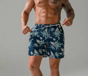 Nouveau style 2026 – Boardshorts personnalisés de haute qualité, extensibles dans 4 directions, shorts de bain vierges pour hommes, prêts pour la sublimation - Product Image 3