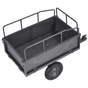 Gigante 17 Cu. Rimorchio Utilitario per ATV/UTV con Capacità di 600 libbre, Pneumatici da 16 Pollici e Carrello Ribaltabile in Acciaio - Product Image 2