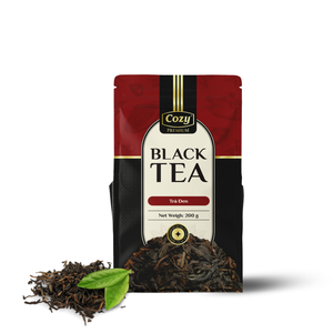 Té Negro de Hojas Grandes, Sabor Intenso, Orgánico y Saludable, para Tiendas de Té, Empaquetado en Bolsas con Cierre de 200g, Suministro de Fábrica - Product Image 1