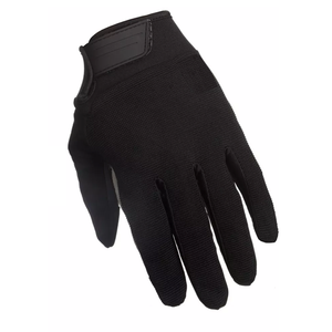 Gants de course à doigts entiers respirants en nylon antidérapants compatibles avec les écrans tactiles, unisexes, fermeture auto-agrippante, noirs - Product Image 6
