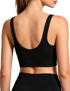 Soutien-gorge de sport de compression pour femme avec tissu de qualité supérieure pour les entraînements de haute intensité, la course à pied et le fitness - Product Image 2