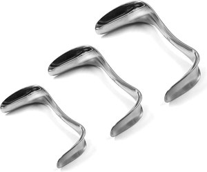 Juego de Espéculos Vaginales Sims de Doble Extremo, 3 Piezas (Pequeño, Mediano, Grande), Acero Inoxidable de Grado Profesional - Product Image 4