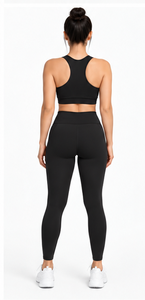 Custom Women <b>Yoga</b> Set High Waist Fitness Shorts Sports Bra <b>Pilates</b> Gym Workout Activewear Breathable Quick Dry Stretch - Product Image 2
