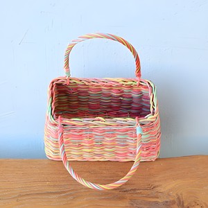 Hand-weave rattan <b>easter</b> basket <b>bag</b> decorative storage container highest quality colored <b>bags</b> - Product Image 5