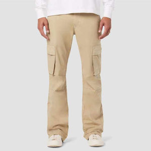Pantalon de jogging homme élégant mi-lourd personnalisé, haute qualité pour usage décontracté, style urbain, coupe droite, couleur unie, personnalisable - Product Image 1