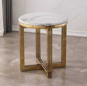 Competitive Price Metal Luxury Furniture <b>Side</b> <b>Table</b> <b>Gold</b> Plated Metal End <b>Table</b> for Living Room, Drawing Room, Office India Sale - Product Image 6