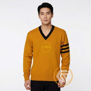 เสื้อคาร์ดิแกนแขนยาวคอวีแบบกำหนดเองได้ รุ่น GREEK TREASURES คุณภาพสูงสำหรับพี่น้องสมาคมกรีกฟี สำหรับผู้ชาย ฤดูหนาว ระบายอากาศได้ดี ผลิตจากอะคริลิก - Product Image 1