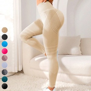 Unique Design Customized Women Leggings Solid Color Casual Full Length Everyday Stretch Soft Women legging for fitness high - Product Image 1