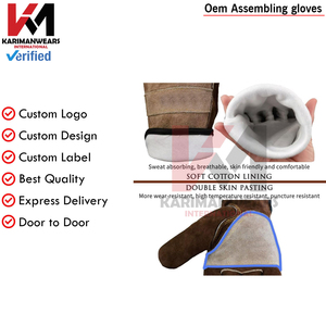 Gants de travail professionnels, gants de sécurité de qualité supérieure, adhérence durable pour les travaux de construction mécanique, fourniture OEM - Product Image 5