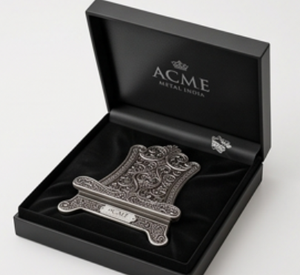 Support à assiettes artisanal en argent sur mesure, style antique, design vintage, parfait pour le rangement de la vaisselle et pour les hôtels et restaurants - Product Image 5