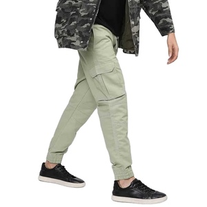 Pantalon cargo jogger respirant pour homme, léger, avec revers élastiques, style streetwear décontracté, fournisseur d'usine - Product Image 5