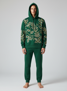 Sweat-shirts à capuche unisexes en molleton 100% coton de haute qualité, avec logo personnalisé, broderie lourde, pour l'automne, écologiques - Product Image 5