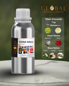 GLOBAL PERFUMES COMPANY Adore Huile Concentrée Parfumée Florale Fraîche Longue Durée, Parfums Chimiques Quotidiens, Parfum Personnalisé - Product Image 1