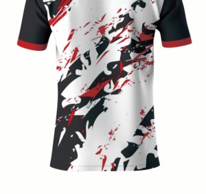Camiseta Deportiva Unisex Moderna, Sublimada, 100% Poliéster, Manga Corta, Informal, Verano, Transpirable, Secado Rápido, con Diseño Gráfico - Product Image 5