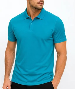 High Quality Mens 1/4 Zipper Polo <b>Shirt</b> 180 GSM Cotton Golf Wear with Custom Logo Sublimation <b>Collared</b> <b>T</b> <b>Shirt</b> - Product Image 5