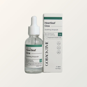 เซรั่มบำรุงผิวหน้าเกาหลี K-Beauty Gobaektaim Heartleaf Cica Soothing Ampoule ผลิตในเกาหลี 30 มล. เซนเทลล่า เอเชียติก้า - Product Image 1