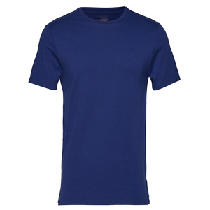 T-shirt jaune à manches courtes et col rond pour homme, 100 % coton, coupe classique, décontracté, couleur unie, tricot jersey, teint uni - Product Image 2