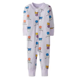 Bé Hazel Hedgehog In Zip Up Jumpsuit Cotton Dệt Kim Bé Trai Mùa Xuân Quần Áo Romper Mềm Bé Gái Quần Áo Jumpsuit Mặc