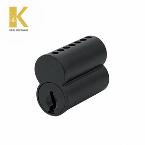 Cilindro de Cerradura de Latón con Inspección Completa de Fábrica, Negro Mate, 7 Pines, Ranura en D, SFIC, para Seguridad de Puertas Residenciales - Product Image 1