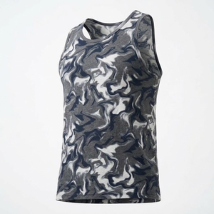 High Quality Men <b>Tank</b> <b>Top</b> O-Neck Quick Dry Sleeveless Casual Wear Polyester <b>Knitted</b> Sport Wear - Product Image 3