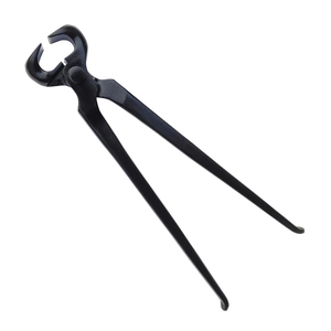 Coupe-ongles professionnel durable pour chevaux, 12 pouces, outil de fermeur, coupe-ongles noir pour l'équitation et les soins des chats - Product Image 1