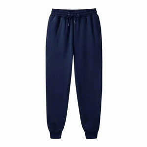 OEM/ODM Custom Made High Street Heavyweight Fleece <b>Lace</b> Anti-static Drawstring <b>Elastic</b> Waist Winter Sports Sweatpants Embroidery - Product Image 5