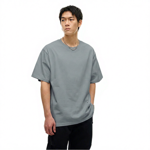 เสื้อยืดผู้ชายทรงปกติ สีขาวล้วน ผ้าฝ้าย 100% แขนสั้น คอกลม ทรงลำลอง ผ้าเทอร์รี่ ระบายอากาศได้ดี ดีไซน์เรียบง่าย - Product Image 3