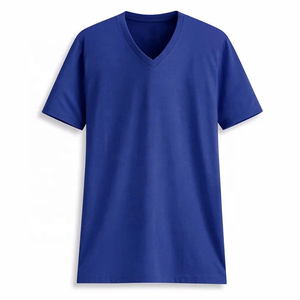 Camiseta de Cuello Redondo para Hombre, Color Sólido, Manga Corta, Corte Regular, Tejido de Punto, Informal, Ligera, con Logotipo Frontal - Product Image 4