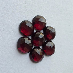 พลอยโกเมนธรรมชาติทรงเช็คเกอร์คัท แบนด้านหลัง ขนาดปรับเทียบแล้ว แบบเม็ดเดี่ยว |   สำหรับการทำเครื่องประดับ มีทุกขนาดให้เลือก - Product Image 4