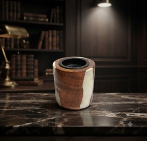 Quemador de Incienso de Resina y Madera Hecho a Mano, Soporte Aromático para Incienso, Quemador Decorativo Religioso para el Hogar y Spa - Product Image 2
