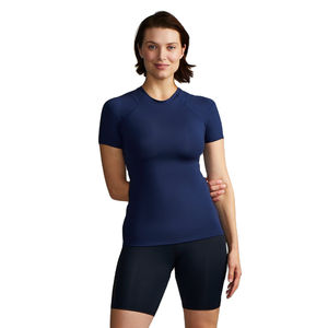 Nouvelle Collection 2026 – T-shirts de Compression Athlétiques à Manches Courtes en Velours Côtelé pour Femme, Séchage Rapide, Motif Imprimé, Idéaux pour les Entraînements Estivaux - Product Image 1
