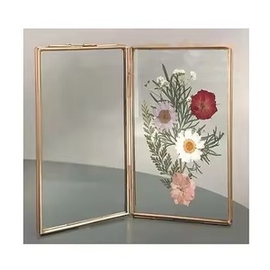 Exclusive Style Metal Glass Photo <b>Frame</b> Elegant <b>Picture</b> Display Interior Decor - Product Image 1