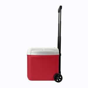 Glacière à roulettes rigide, capacité 30 litres, 42 canettes, rouge - Product Image 4