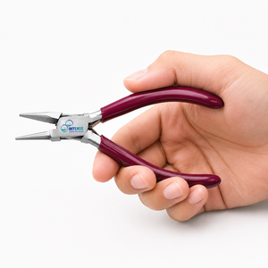 Professional Jewelry Making <b>Pliers</b> <b>Set</b> Chain Nose Round Nose Flat Nose Stainless Steel Beading Repair Tool - Product Image 3