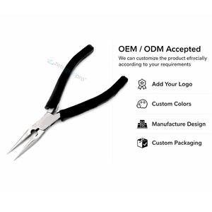 Pince à bec effilé professionnelle avec coupe-latéral en acier inoxydable de haute qualité, outil de précision pour la fabrication de bijoux, fournisseur OEM - Product Image 5