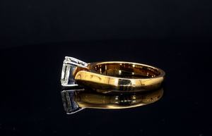 Custom 14K Solid Gold <b>Men</b>’s Lab Grown Diamond Wedding <b>Ring</b> IGI Certified Trendy Radiant Cut 3.00gm High Polish Band - Product Image 4