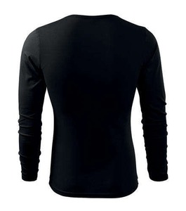 Camiseta de Algodón de Manga Larga para Hombre, Premium, Lisa, Corte Regular, Etiqueta Privada, Lista para Impresión, Stock Disponible, Venta al Por Mayor - Product Image 3
