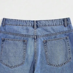 Shorts Homme d'extérieur en Coton Personnalisable avec LOGO, Effet Vieilli, Délavé au Soleil, Bords Coupés, Lavage Acide - Product Image 5