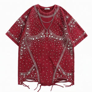 T-shirt de sport pour homme à prix d'usine avec logo personnalisé en gros, t-shirts de sport surdimensionnés pour homme au meilleur prix - Product Image 5