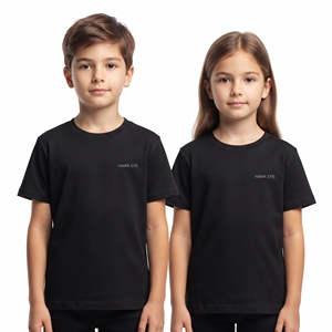 T-shirts décontractés à col rond pour enfants, manches courtes, unisexes, pour garçons et filles, vêtements décontractés, couleurs personnalisées, vêtements OEM - Product Image 1