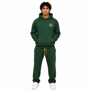 Sudadera con capucha extragrande de algodón para hombre, estilo boxy, de invierno, gruesa, con estampado personalizado, ropa urbana, exportación de EE. UU. - Product Image 1