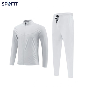 Men Autumn Hooded Printed <b>Waterproof</b> Quick Dry Two Piece Workout Gym <b>Set</b> Jogging Sports Clothes Jacket and Pants Tracksuit - Product Image 6